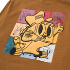 Hoodie Kidult - Danny Diesel para hombre color café