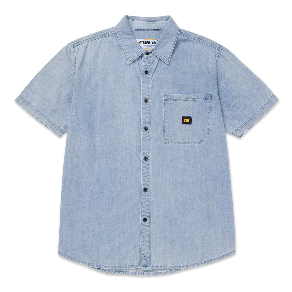 Camisa Denim para hombre color celeste