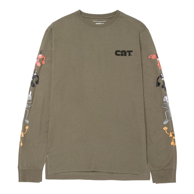 Camiseta Kidult - Danny Diesel para hombre color olivo