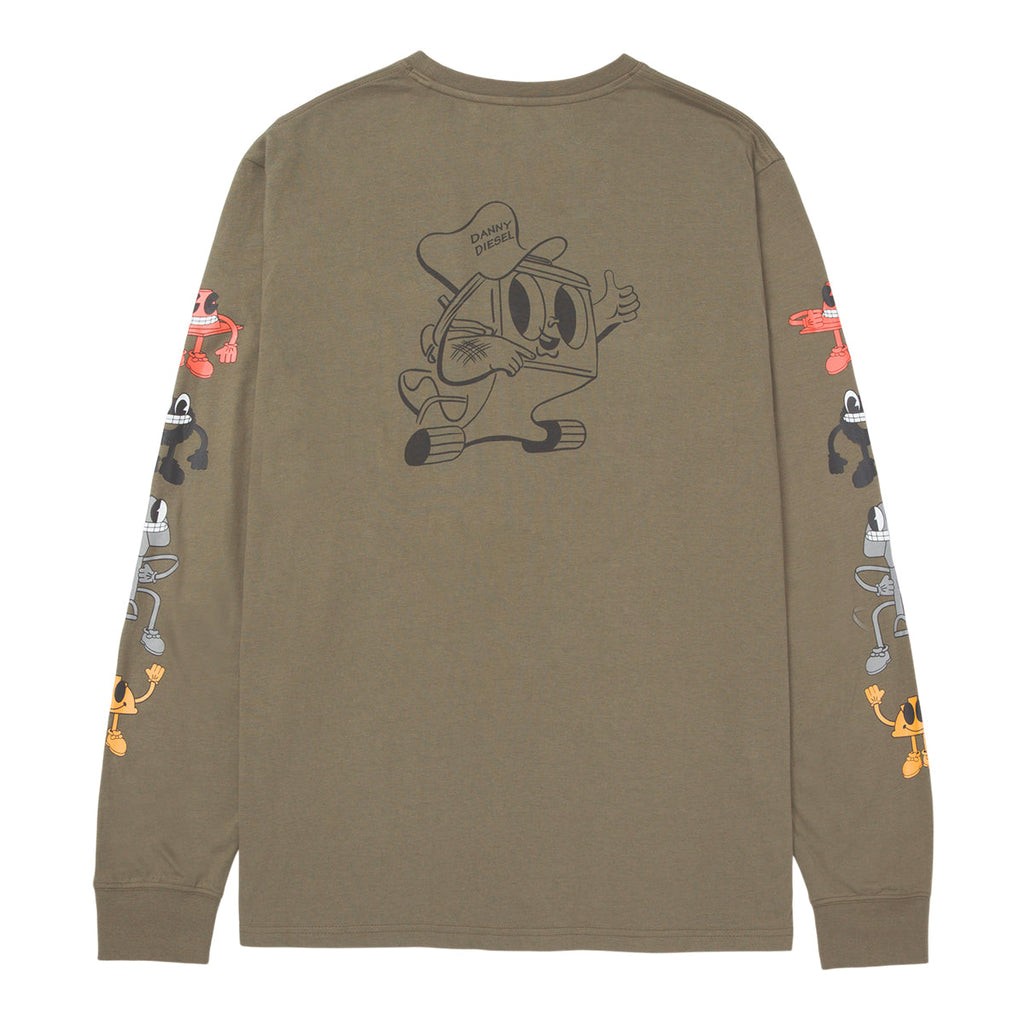 Camiseta Kidult - Danny Diesel para hombre color olivo