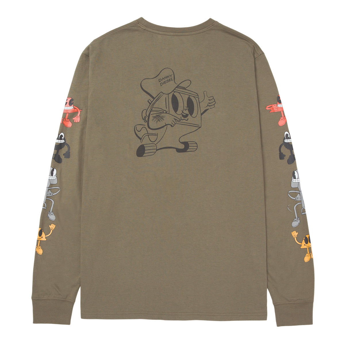 Camiseta Kidult - Danny Diesel para hombre color olivo