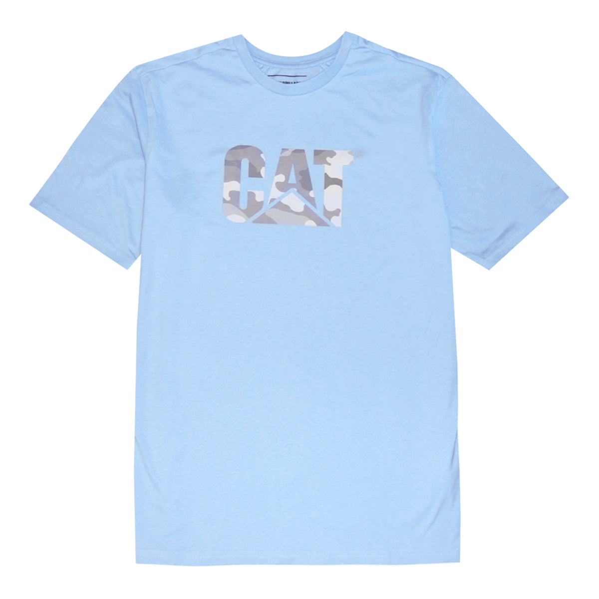 Camiseta Cat Logo para hombre color celeste