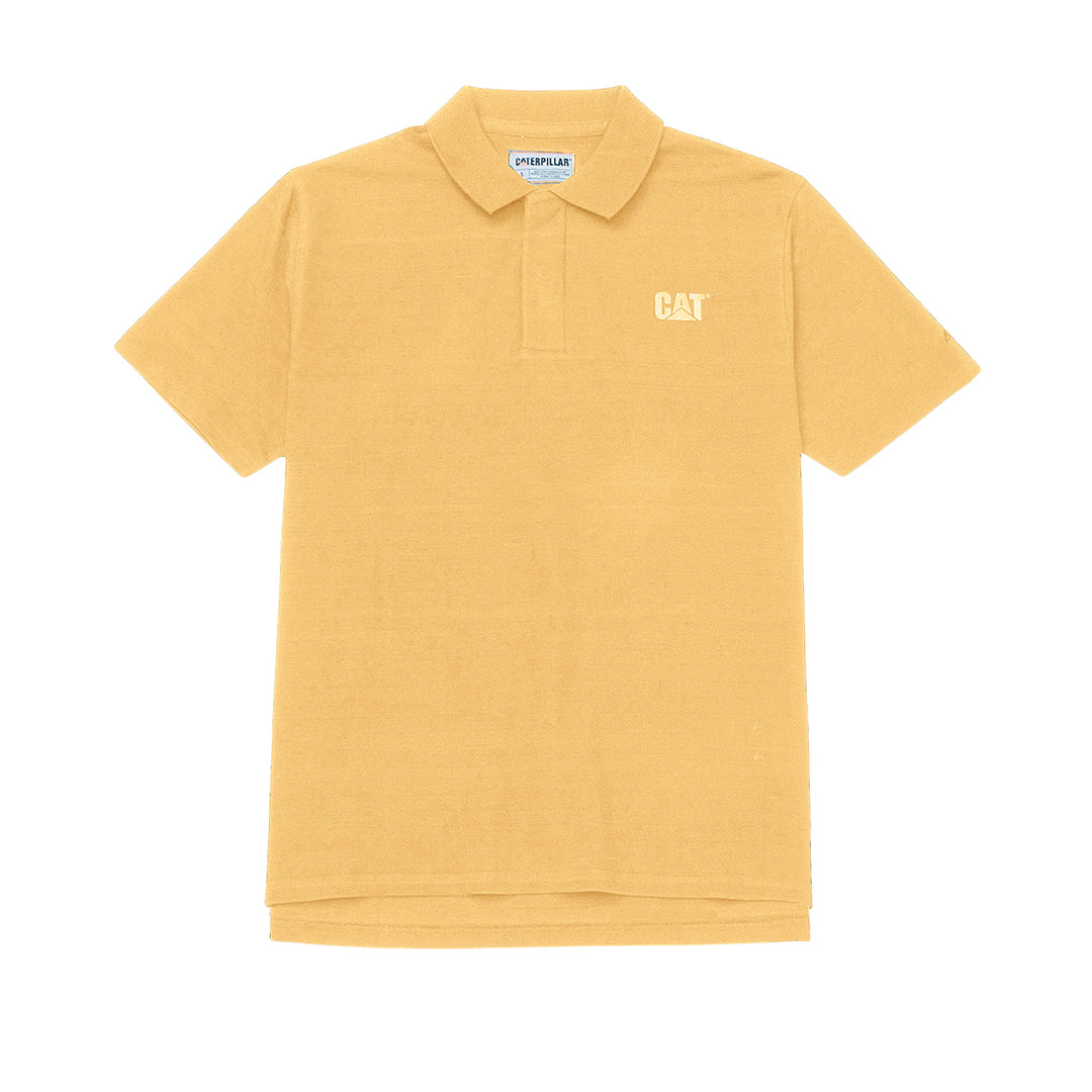 Camisa Polo Pique para hombre color amarillo
