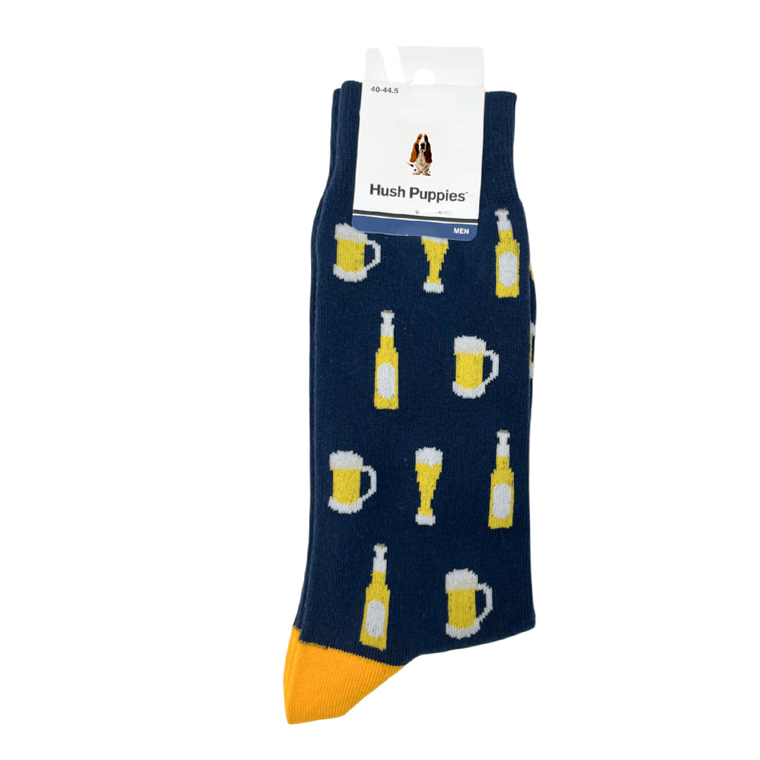 Calcetines Beer para hombre color navy