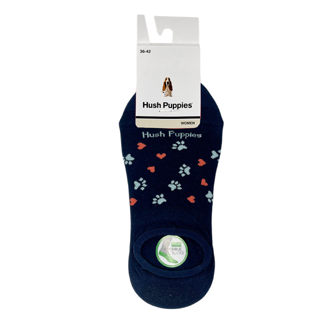 Calcetines invisibles Paw para mujer color navy