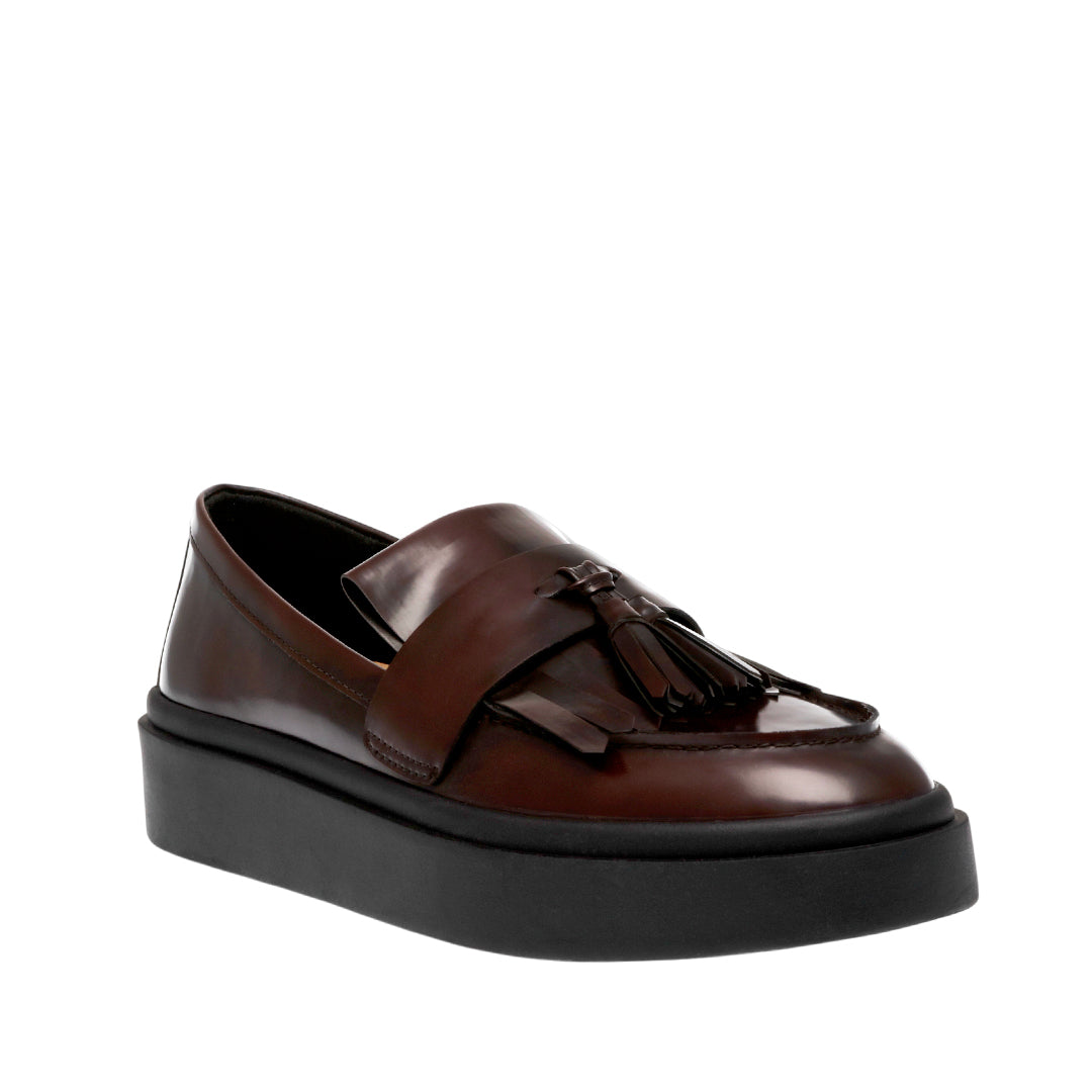 Mocasines Viewpoint para mujer color café