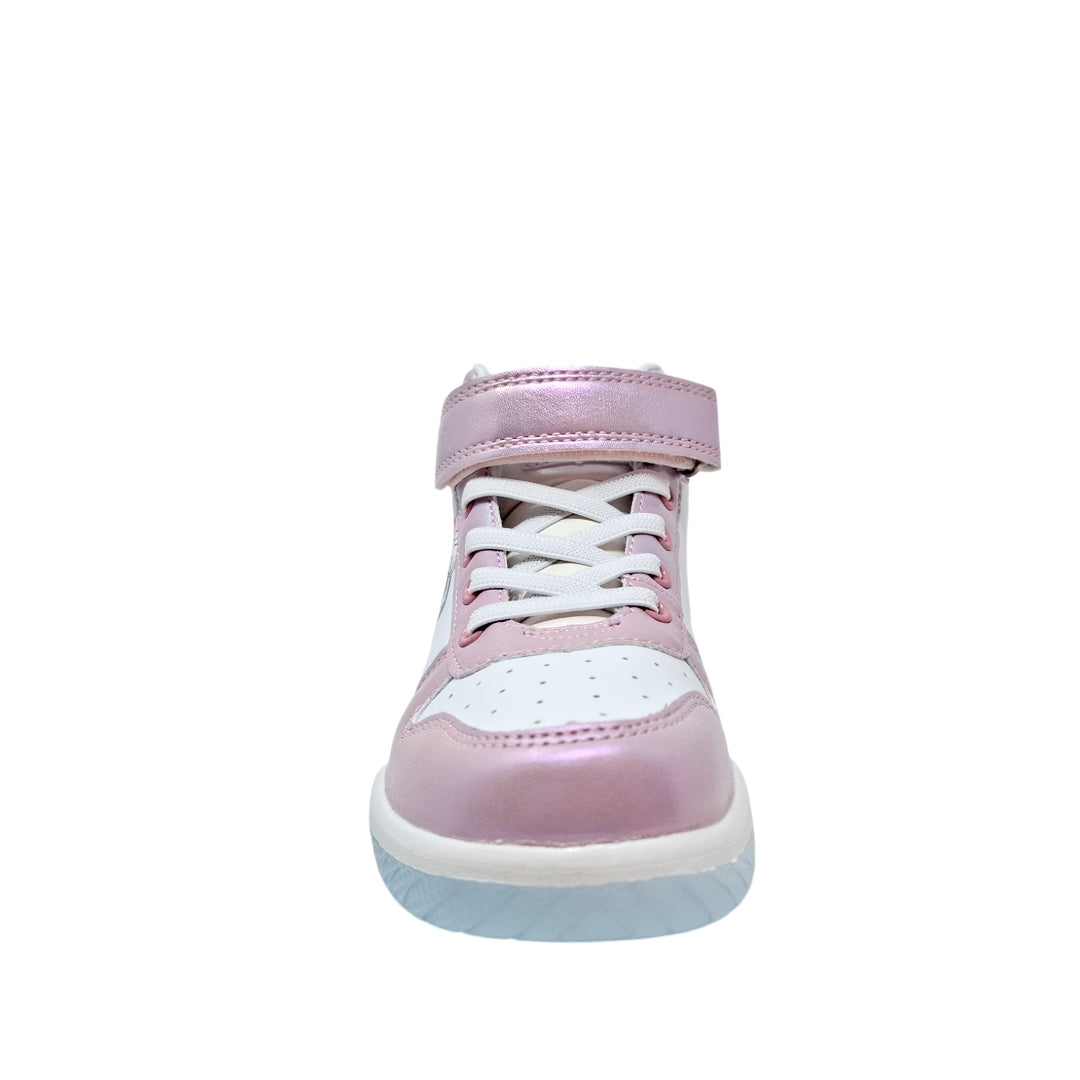 Sneakers tipo botín Minnie para niña color blanco