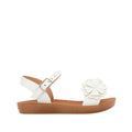 Sandalias flats Sarita blanco