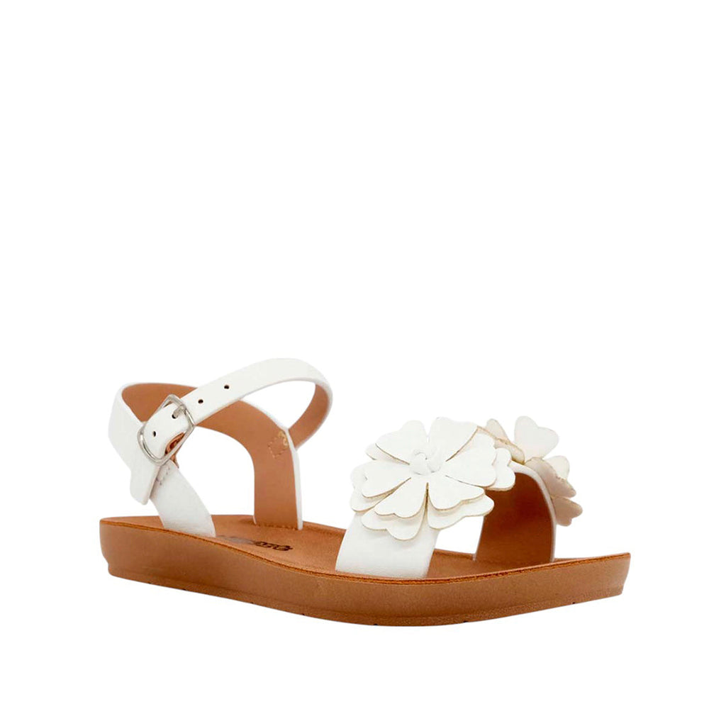 Sandalias flats Sarita blanco