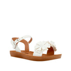 Sandalias flats Sarita blanco