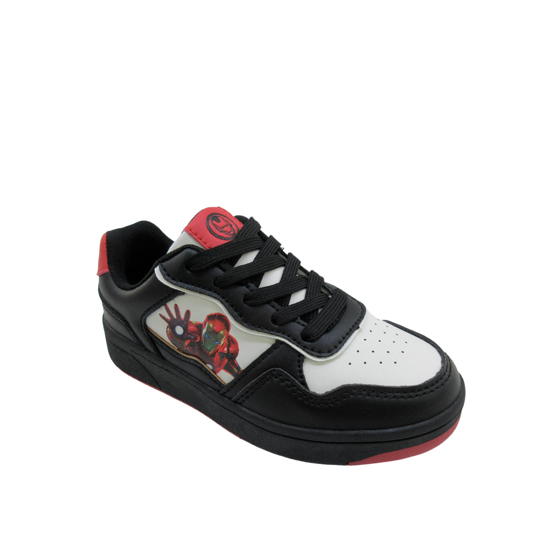 Sneakers Ironman para niño color negro