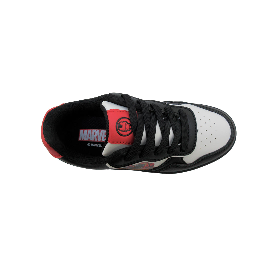 Sneakers Ironman para niño color negro