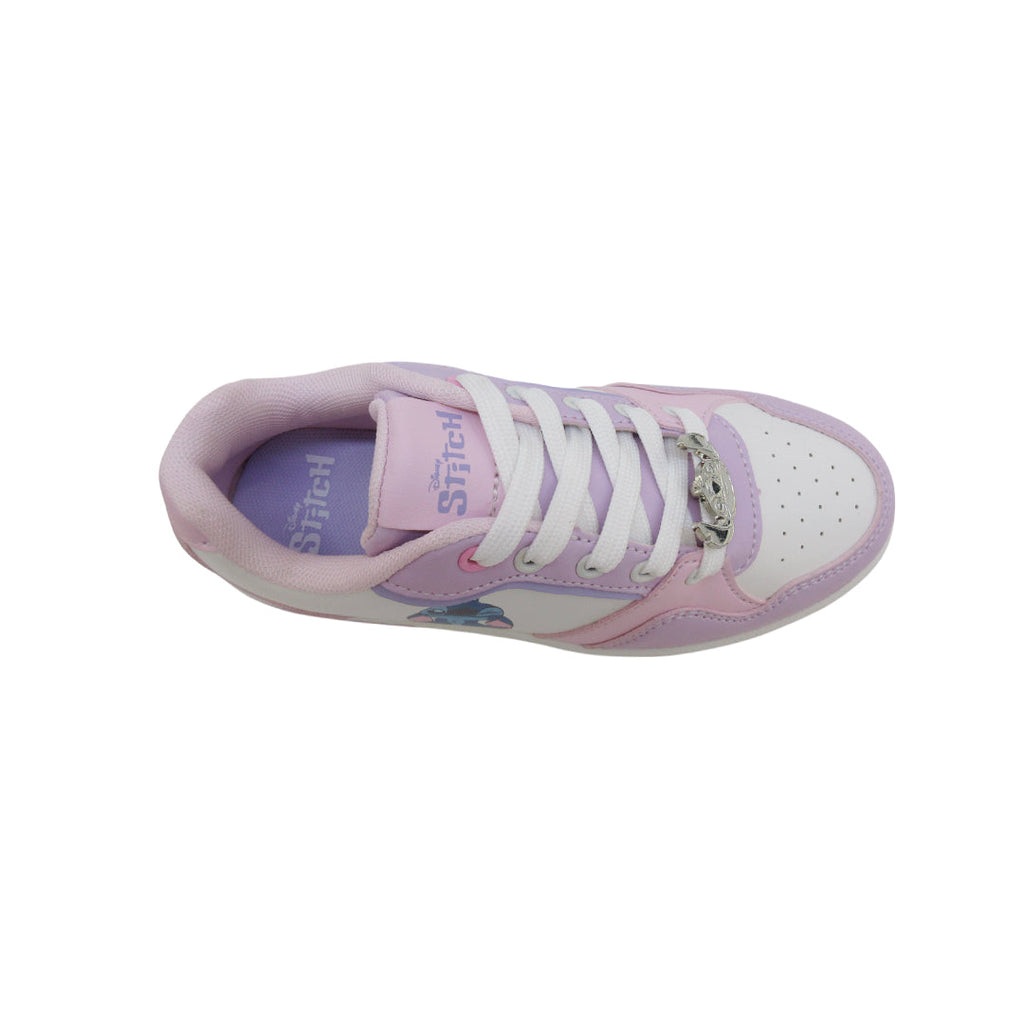 Sneakers Stitch para niña color blanco