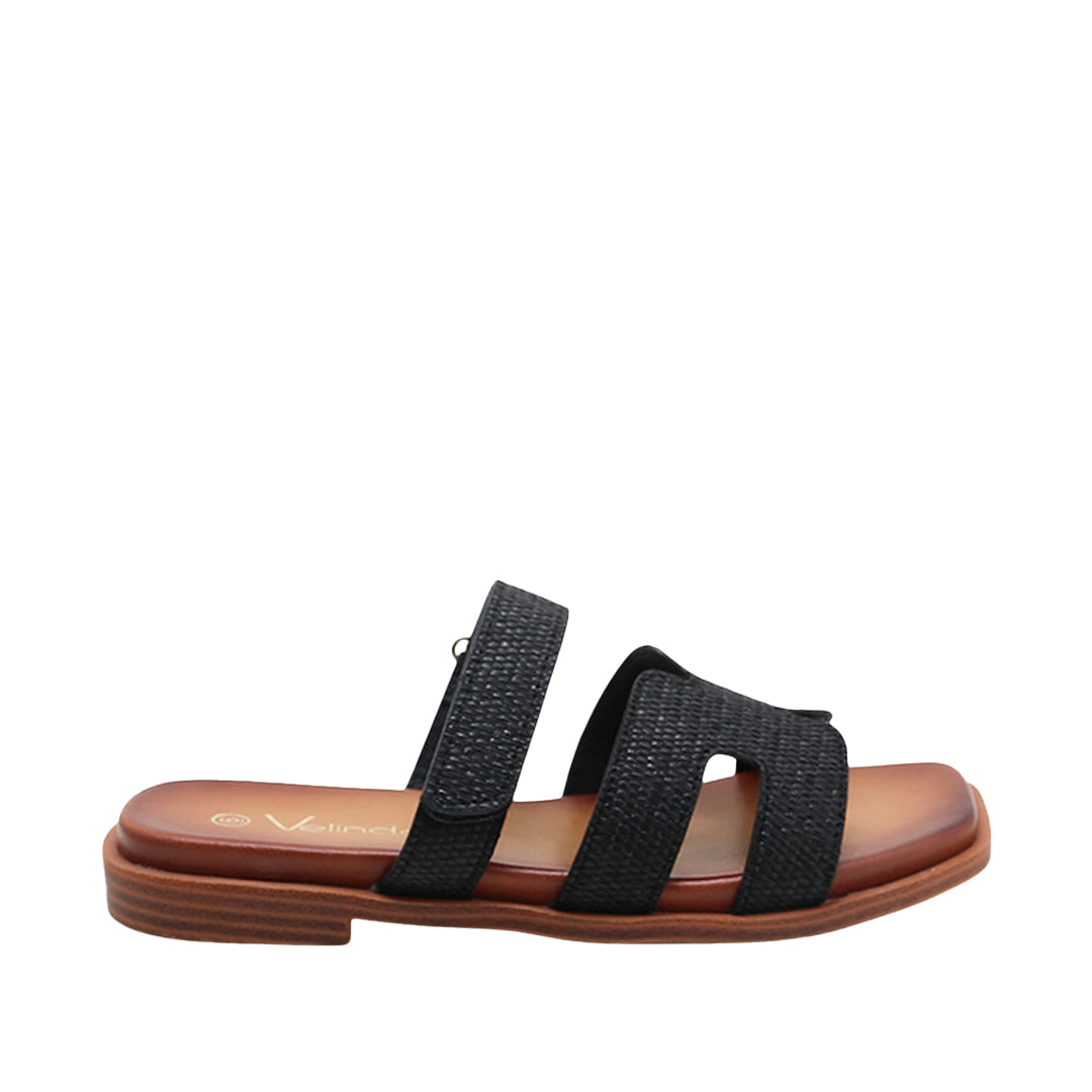 Sandalias flats Tiana negro