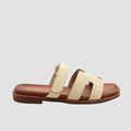 Sandalias flats Tiana beige