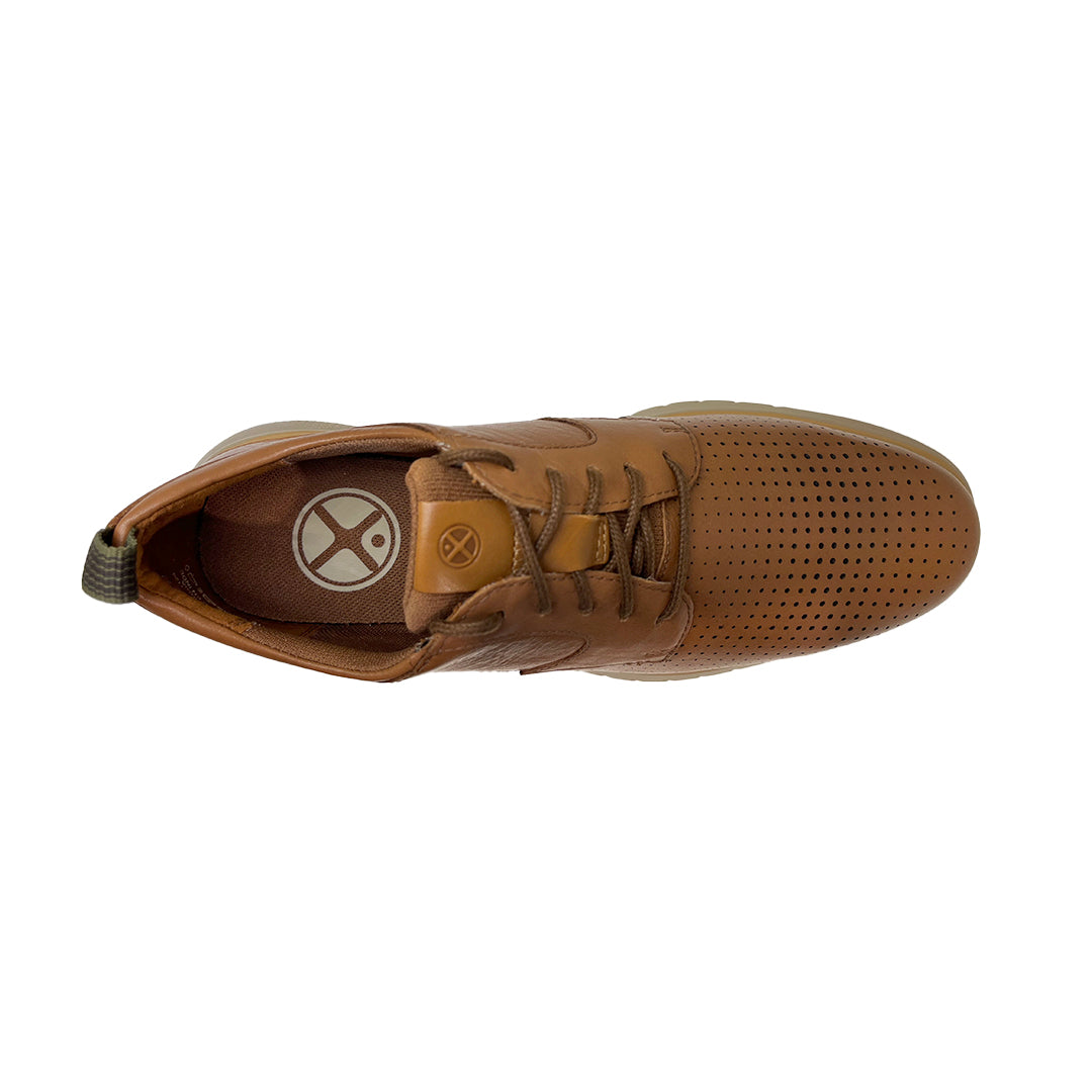 Derby shoes Advance laceup hombre color cognac