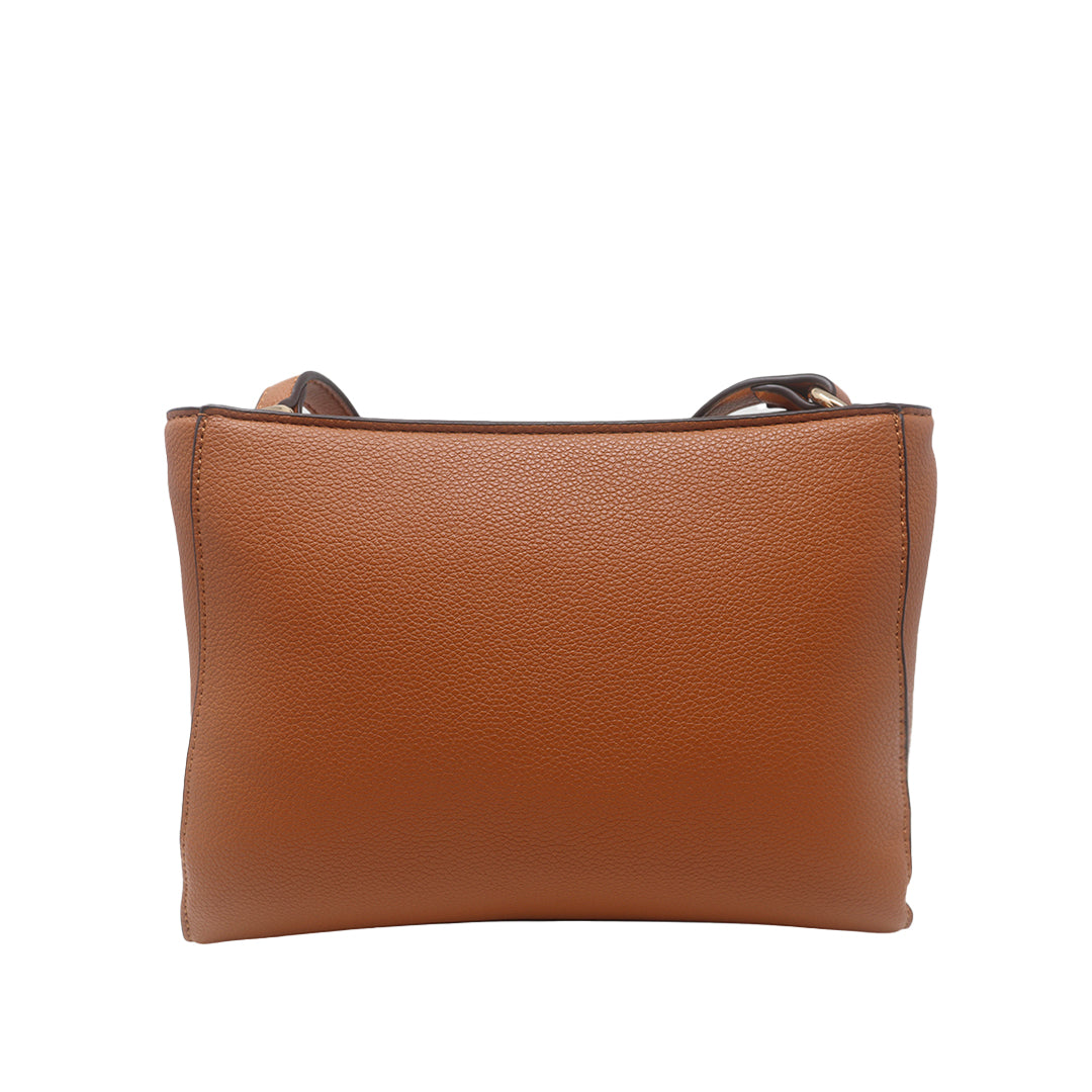 Cartera crossbody Adela para mujer color tan