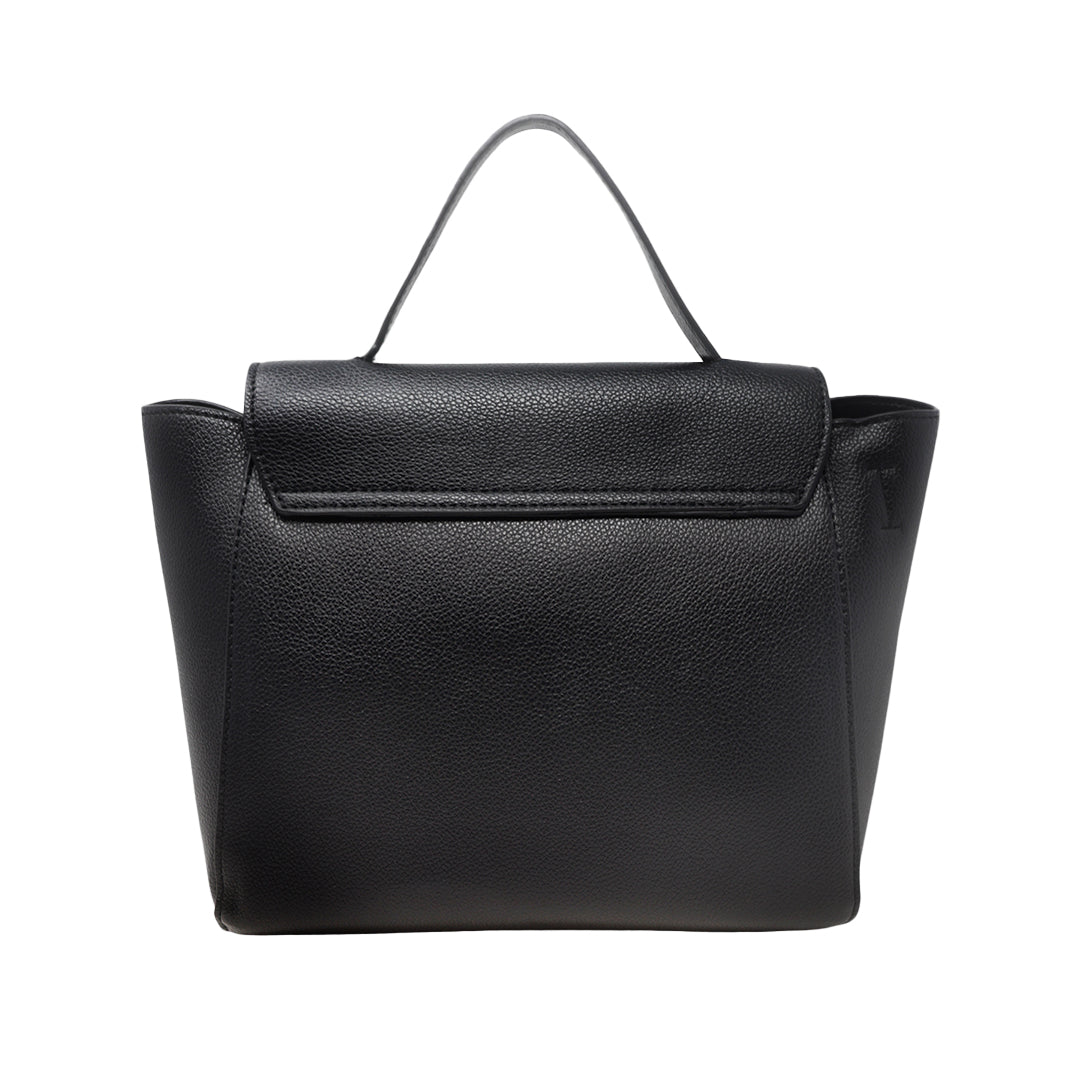 Cartera satchel Eureka para mujer color negro