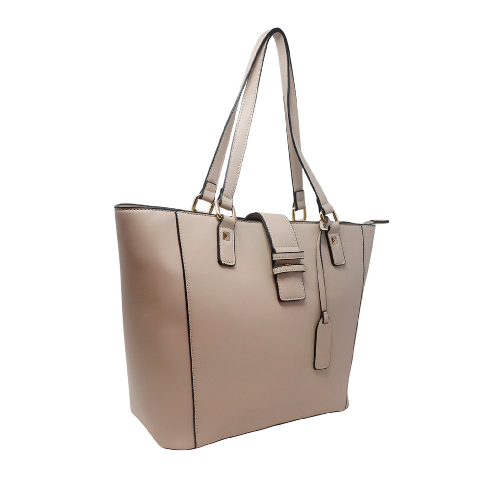 Cartera tote Mindy para mujer color blanco