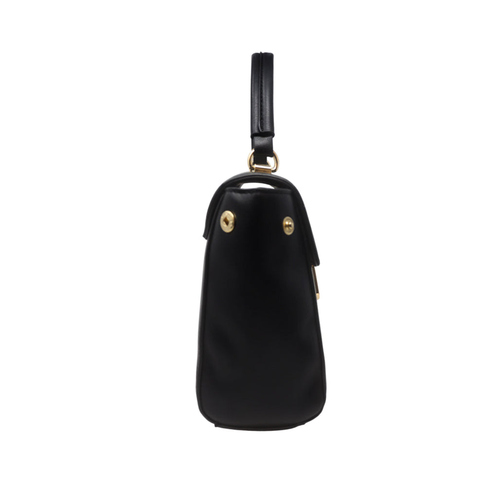 Cartera satchel Silvana para mujer color negro
