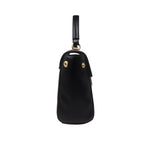 Cartera satchel Silvana para mujer color negro