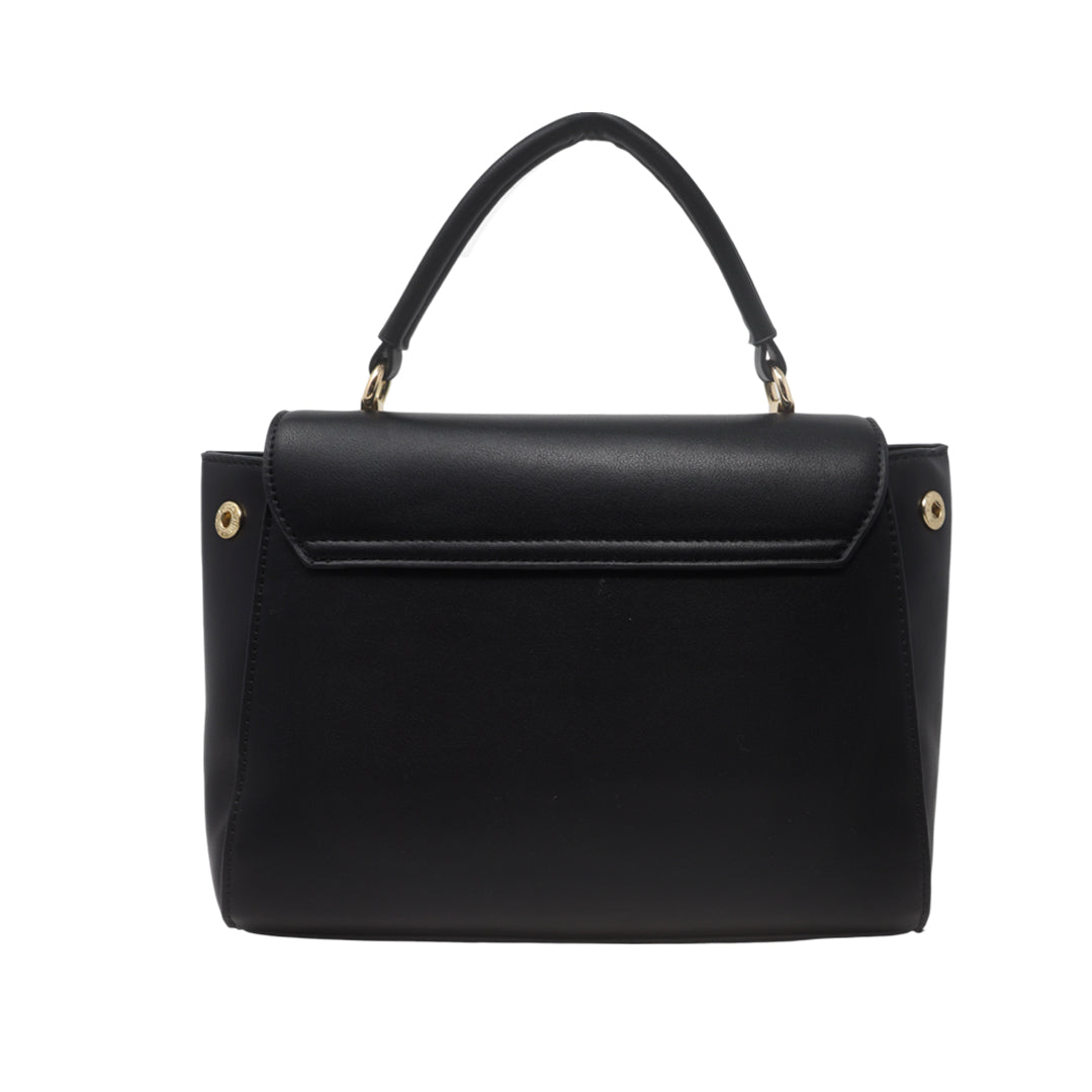 Cartera satchel Silvana para mujer color negro