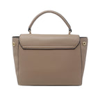 Cartera satchel Silvana para mujer color taupe