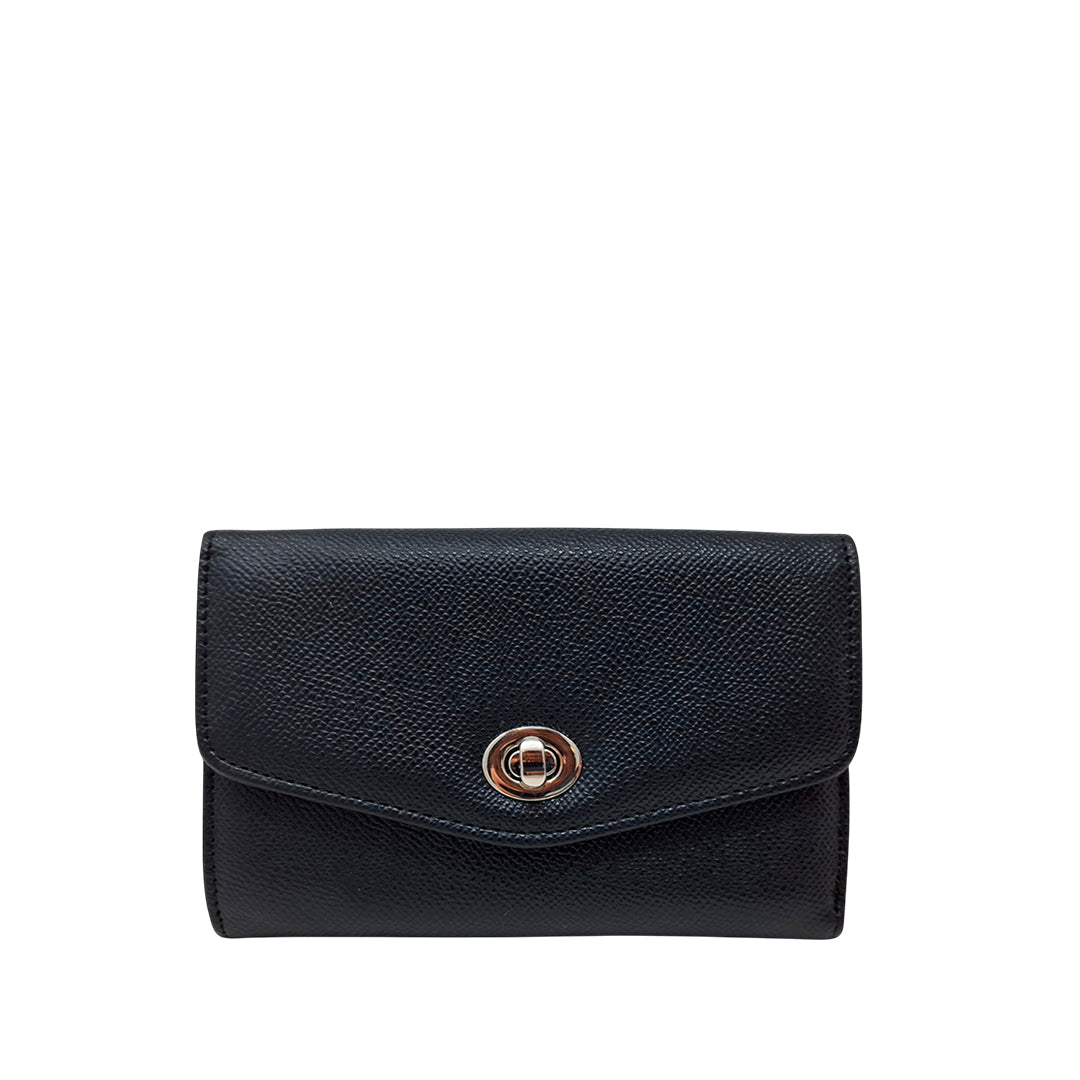 Billetera Sammy para mujer color negro