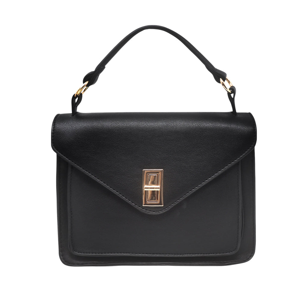 Cartera crossbody Marthi para mujer color negro