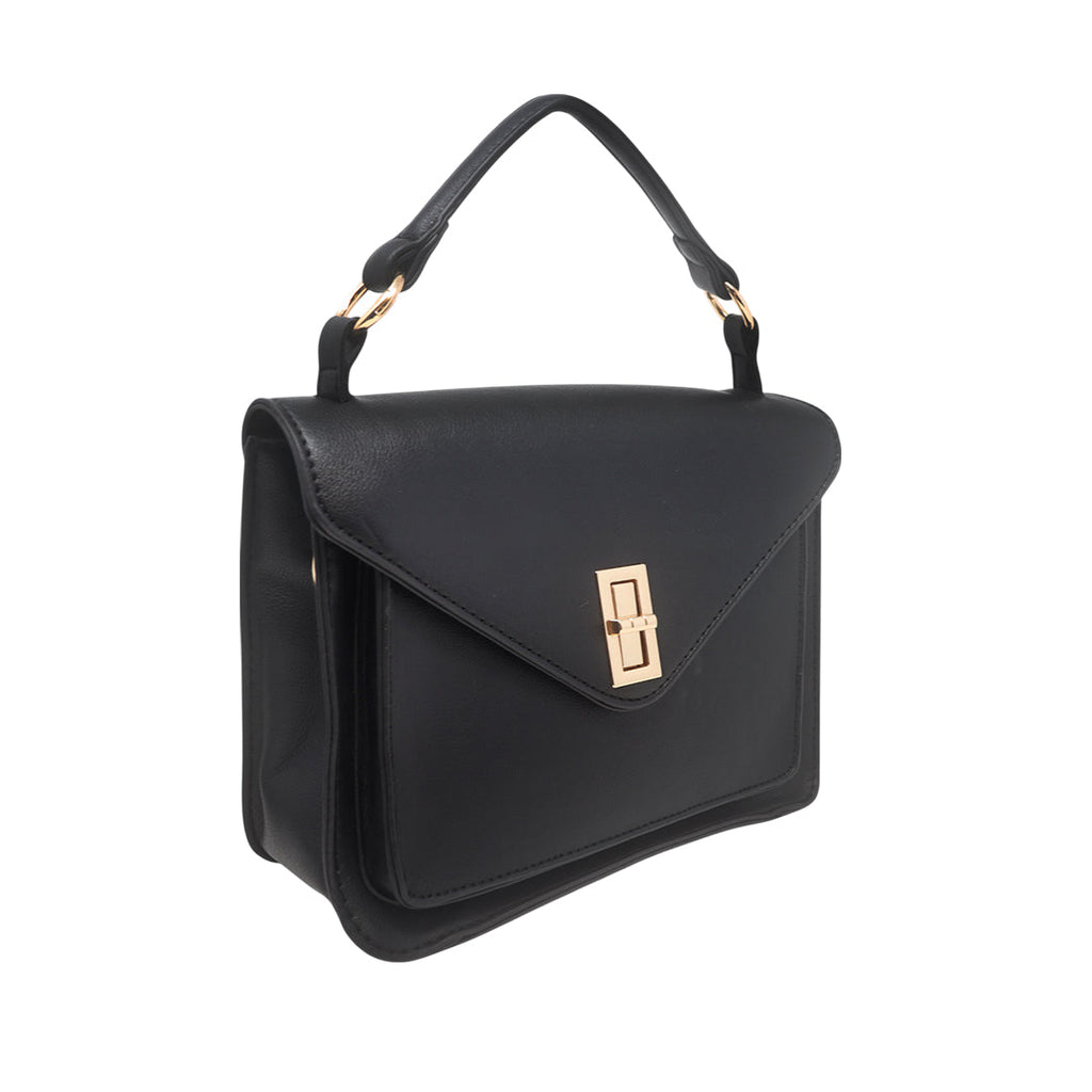 Cartera crossbody Marthi para mujer color negro