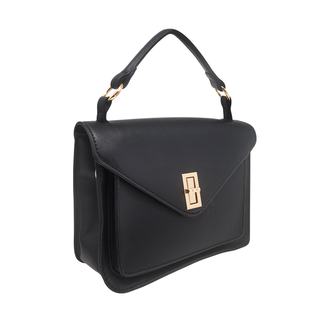 Cartera crossbody Marthi para mujer color negro