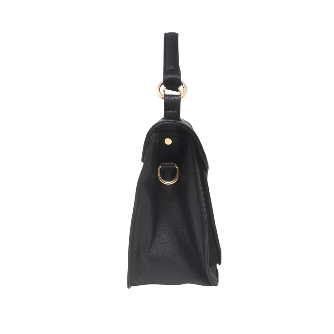 Cartera crossbody Marthi para mujer color negro