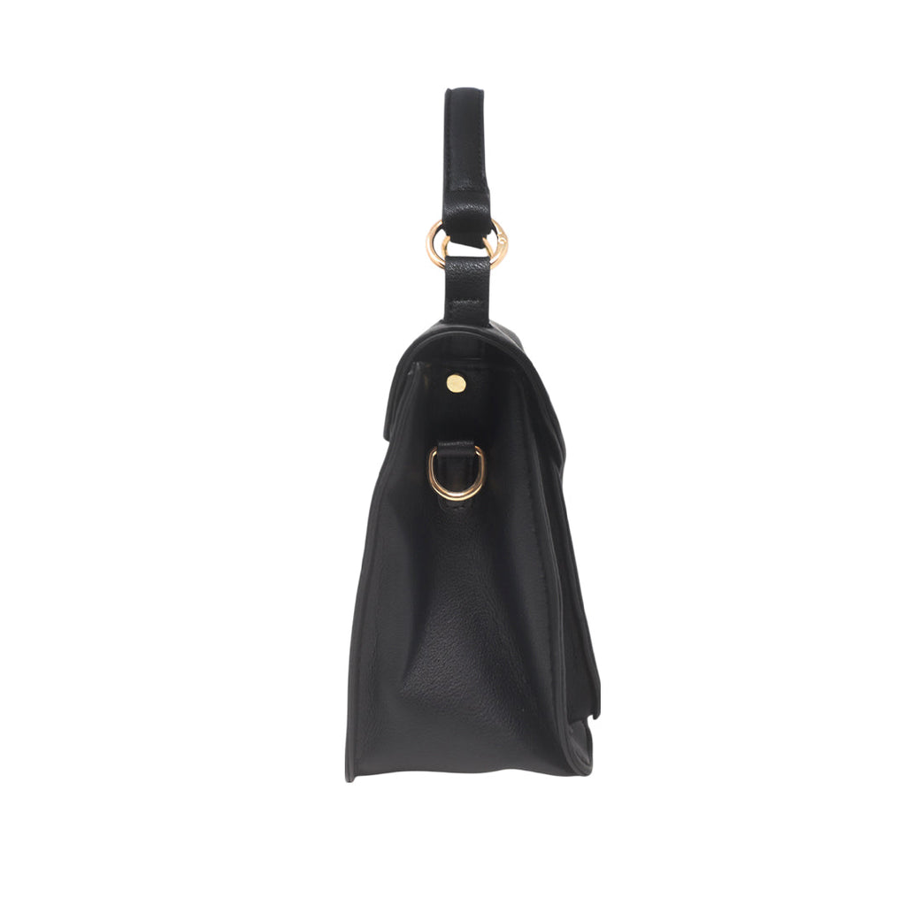 Cartera crossbody Marthi para mujer color negro
