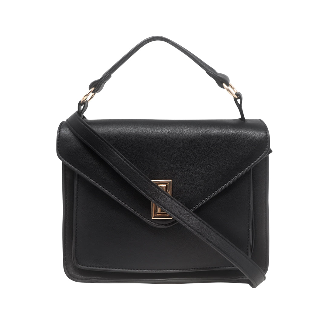 Cartera crossbody Marthi para mujer color negro