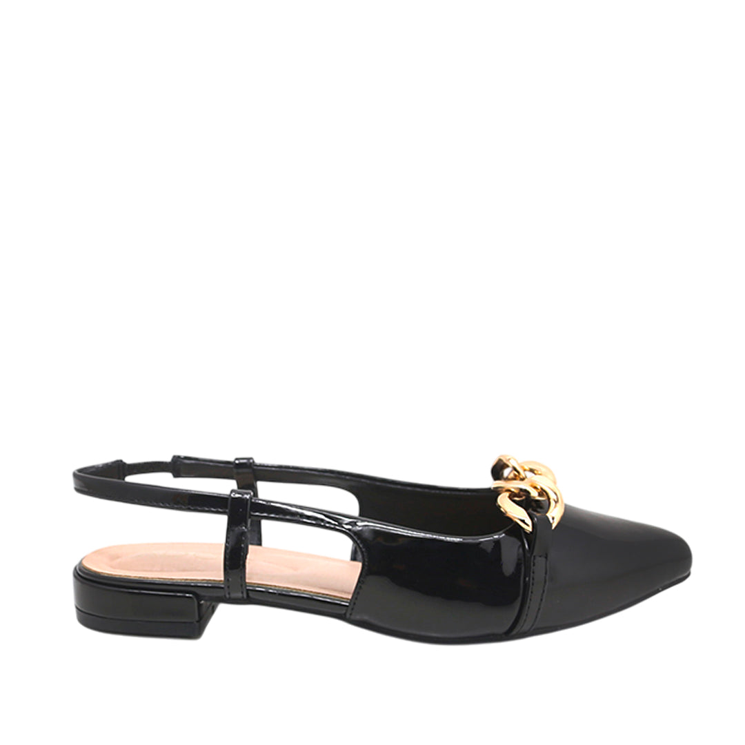 Ballerinas slingback Camille para mujer color negro