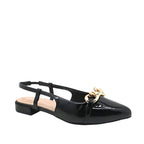 Ballerinas slingback Camille para mujer color negro