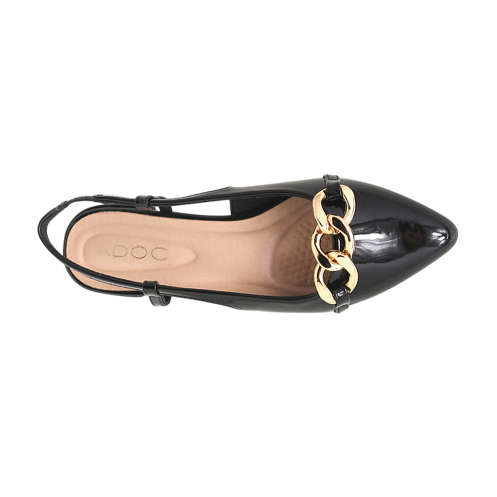 Ballerinas slingback Camille para mujer color negro