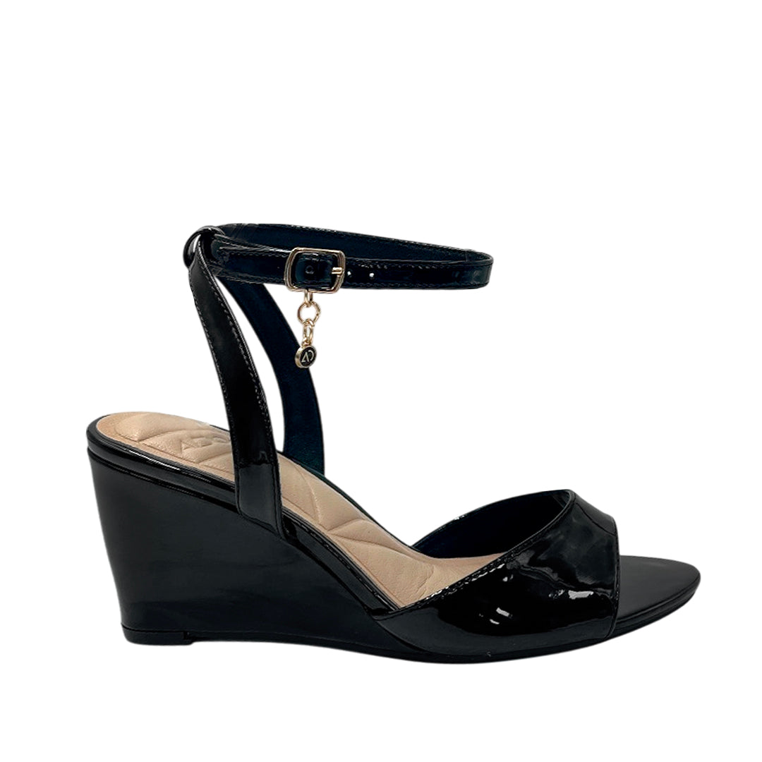 Sandalias de cuña Fiona para mujer color negro