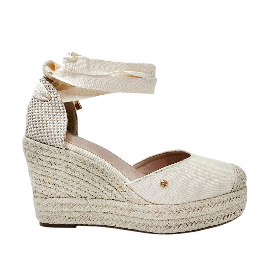 Alpargatas Gypsy para mujer color hueso