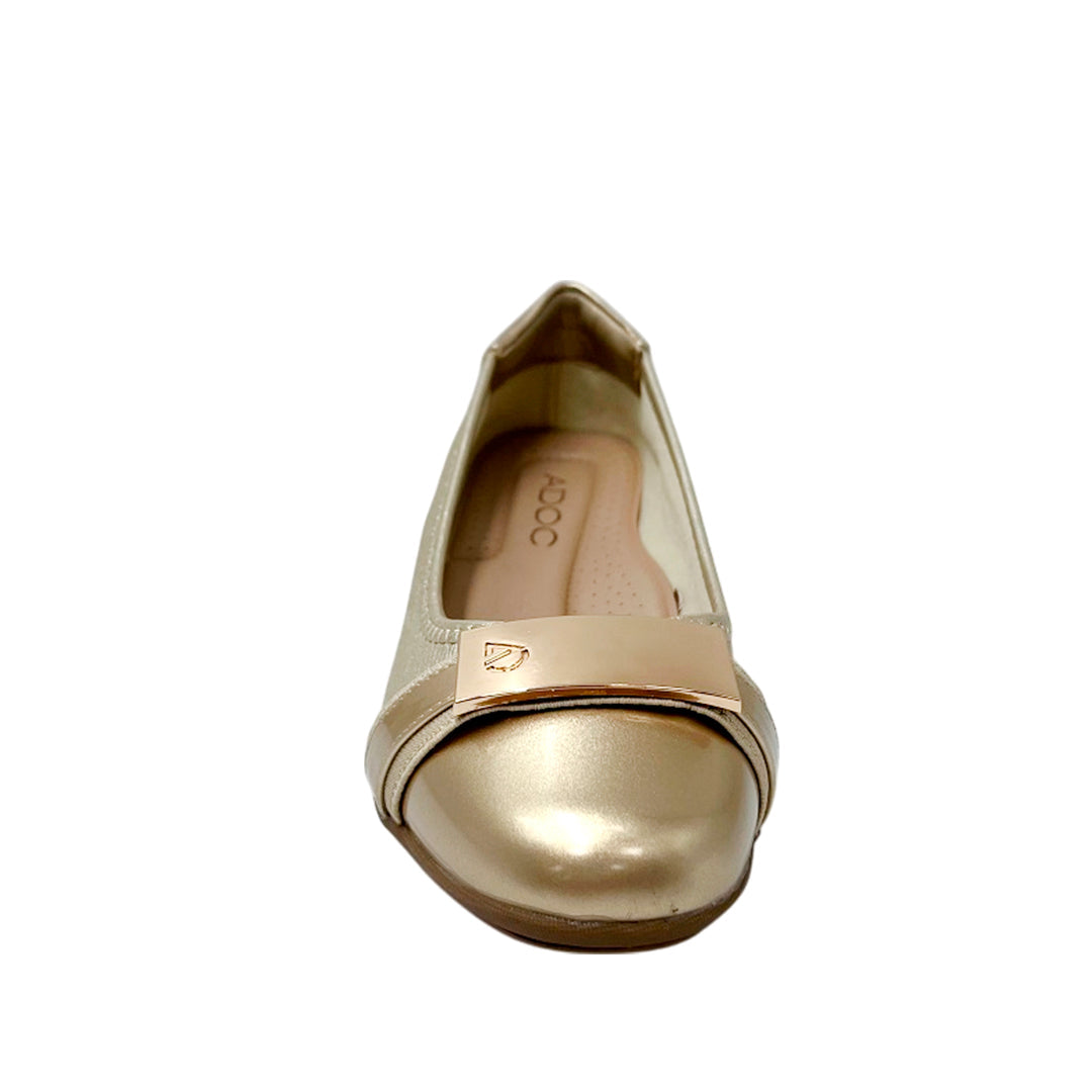 Cuñas Kathleen para mujer color dorado