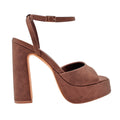 Sandalias de tacón Regan para mujer color café