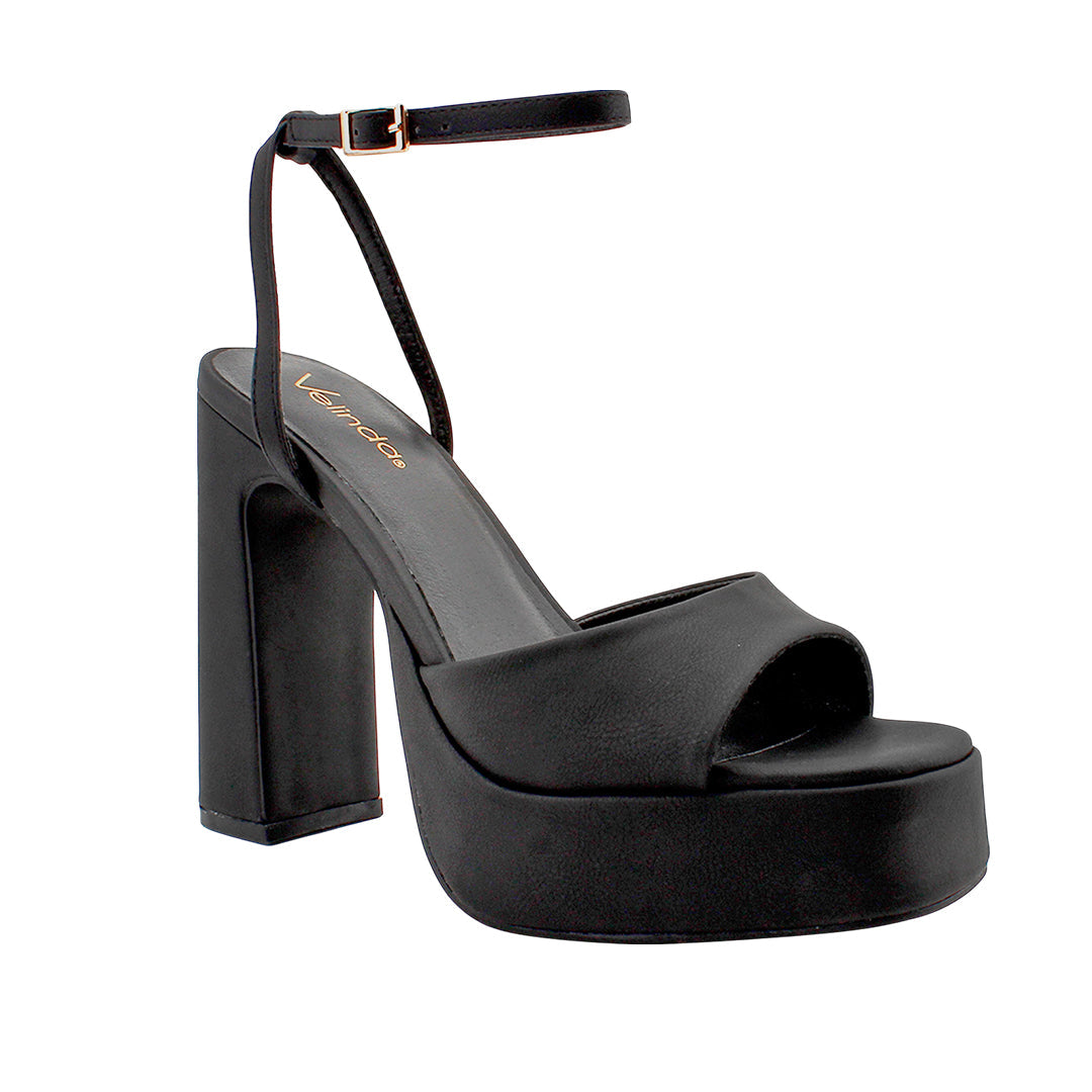 Sandalias de tacón Regan para mujer color negro