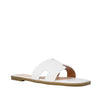 Sandalias flats Adria para mujer color  blanco