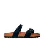 Sandalias flats Arizona para mujer color negro