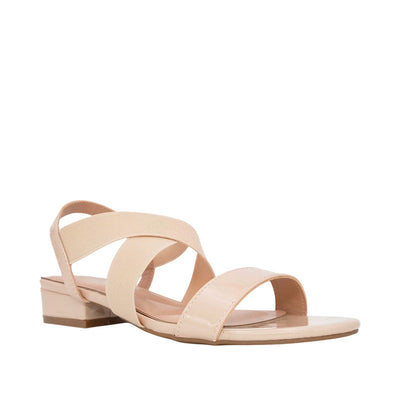 Sandalias de tacón Briana para mujer color nude