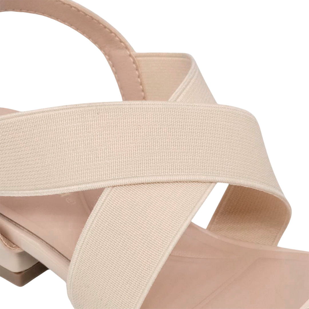 Sandalias de tacón Briana para mujer color nude