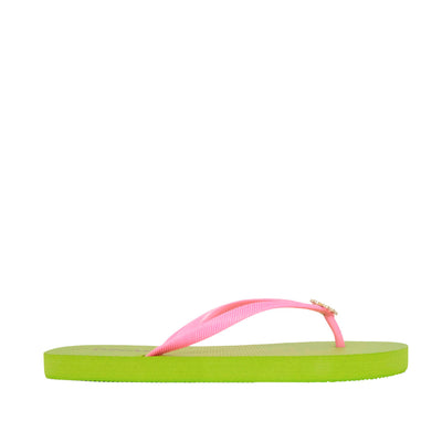 Sandalias flats Dany para mujer color verde