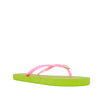 Sandalias flats Dany para mujer color verde