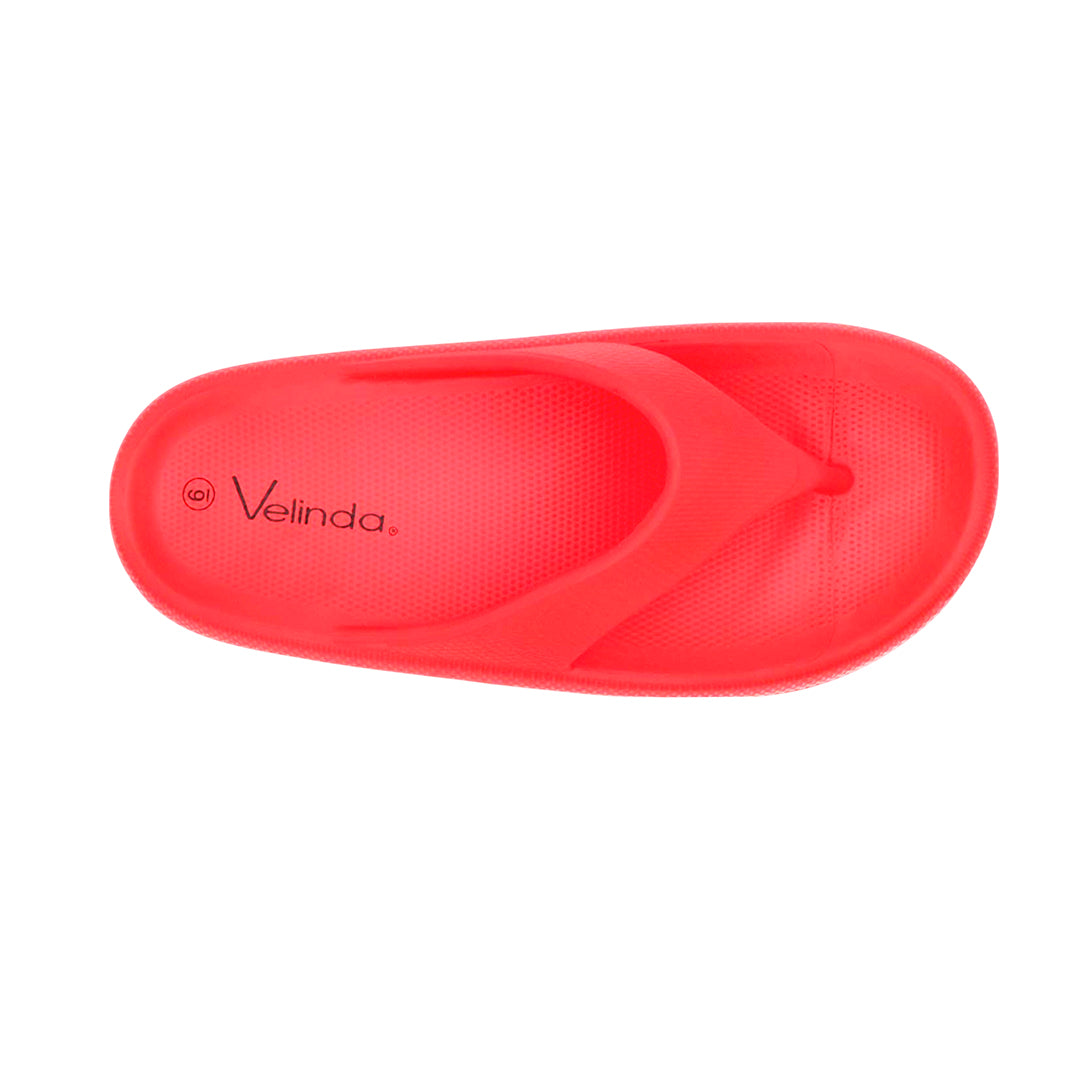 Sandalias flats Iran para mujer color rojo
