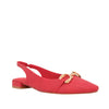 Ballerinas slingback Joleen para mujer color rojo